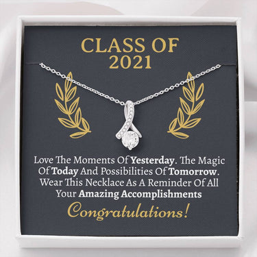Class of 2021 Alluring Beauty Necklace - Love You This Much
